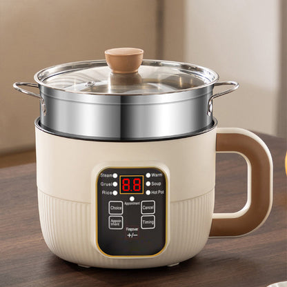 🍲 Multi-Functional Smart Electric Pot – 6 Preset Modes, Delay Timer, Steamer 🍜One Smart Kitchen Helper