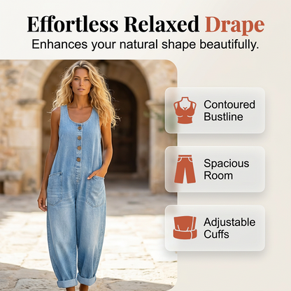 👖Women's Sleeveless Wide Leg Jumpsuit– Relaxed Style, All-Day Comfort✨