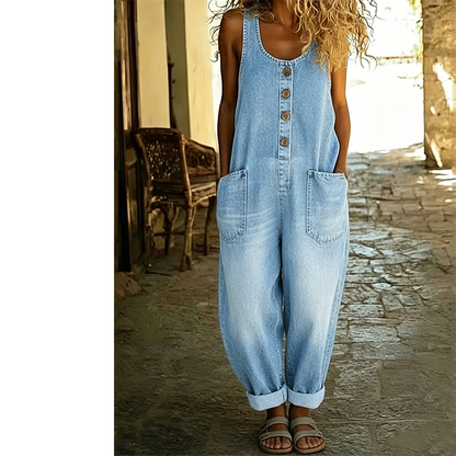 👖Women's Sleeveless Wide Leg Jumpsuit– Relaxed Style, All-Day Comfort✨