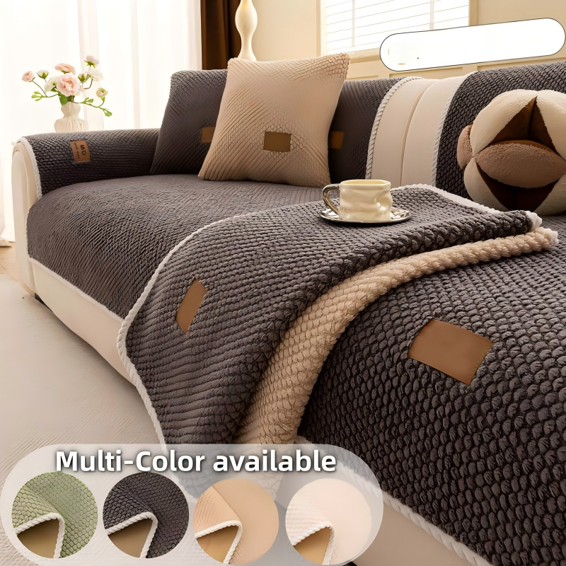 🐶Thickened Non-Slip Sofa Cover – Ultra-Soft, Washable, Scratch-Resistant & Pet-Friendly, 4 Colours 🛋️✨