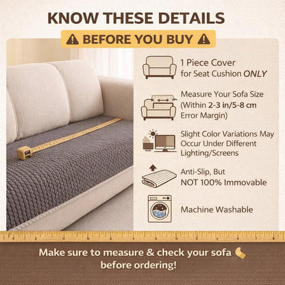 🐶Thickened Non-Slip Sofa Cover – Ultra-Soft, Washable, Scratch-Resistant & Pet-Friendly, 4 Colours 🛋️✨