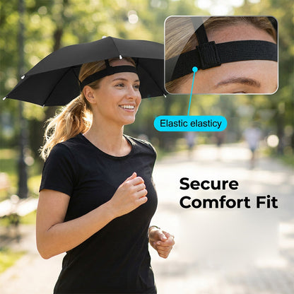🔥 Limited-Time Sale – Up to 50% OFF💫Lightweight Folding Sun Rain Headwear Umbrella Hat