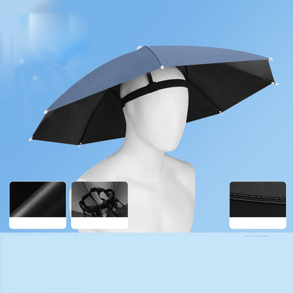 🔥 Limited-Time Sale – Up to 50% OFF💫Lightweight Folding Sun Rain Headwear Umbrella Hat