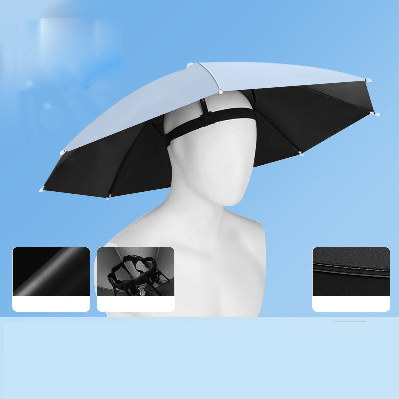 🔥 Limited-Time Sale – Up to 50% OFF💫Lightweight Folding Sun Rain Headwear Umbrella Hat