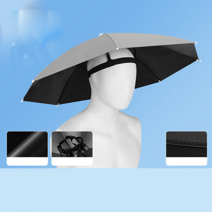 🔥 Limited-Time Sale – Up to 50% OFF💫Lightweight Folding Sun Rain Headwear Umbrella Hat