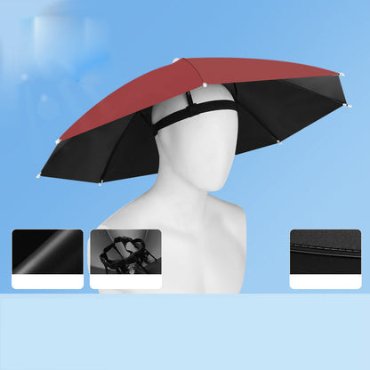 🔥 Limited-Time Sale – Up to 50% OFF💫Lightweight Folding Sun Rain Headwear Umbrella Hat