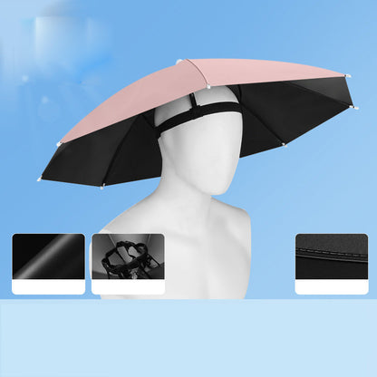 🔥 Limited-Time Sale – Up to 50% OFF💫Lightweight Folding Sun Rain Headwear Umbrella Hat