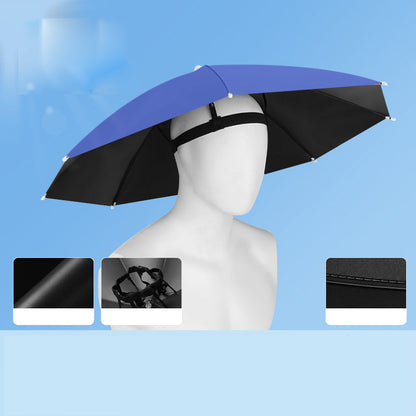 🔥 Limited-Time Sale – Up to 50% OFF💫Lightweight Folding Sun Rain Headwear Umbrella Hat