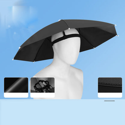 🔥 Limited-Time Sale – Up to 50% OFF💫Lightweight Folding Sun Rain Headwear Umbrella Hat
