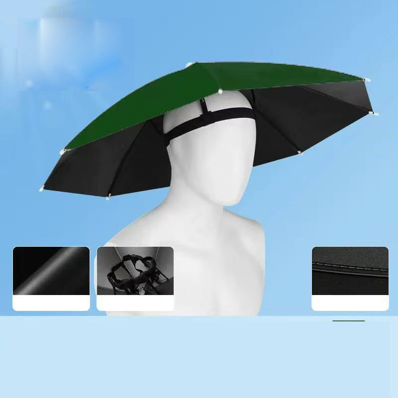 🔥 Limited-Time Sale – Up to 50% OFF💫Lightweight Folding Sun Rain Headwear Umbrella Hat