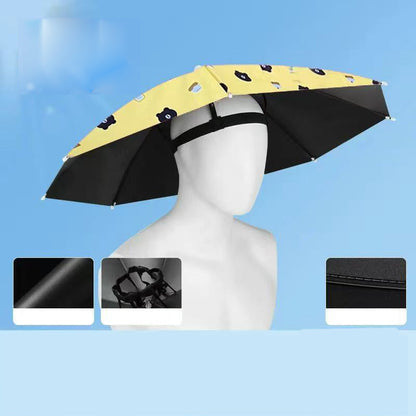 🔥 Limited-Time Sale – Up to 50% OFF💫Lightweight Folding Sun Rain Headwear Umbrella Hat