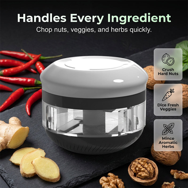 🔪Multi-Functional Manual Twist Garlic Chopper🥕Chop, Mince & Prep in Seconds – No Electricity Needed