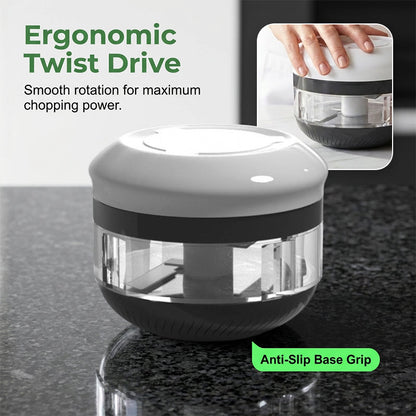 🔪Multi-Functional Manual Twist Garlic Chopper🥕Chop, Mince & Prep in Seconds – No Electricity Needed