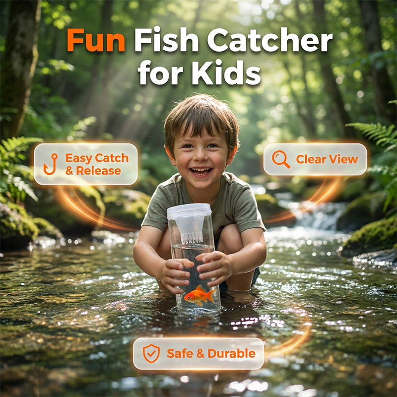 🐟Children Outdoor Adventure Fish Catching Bottle Toy – Explore Nature The Fun Way! 🌊✨