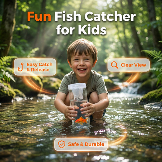 🐟Children Outdoor Adventure Fish Catching Bottle Toy – Explore Nature The Fun Way! 🌊✨