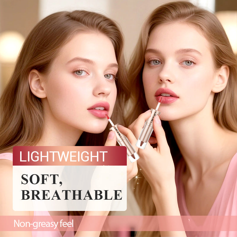 🔥 Zeitlich begrenzter Sale – Bis zu 50 % RABATT💄✨ 2-in-1 Matter Lippenstift & Glänzender Lipgloss💋