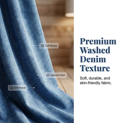 👗Women’s Loose Washed Denim Maxi Dress – Effortless Summer Style You’ll Live In 💙