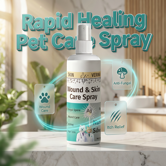 🐾✨Pet Wound and Skin Care Spray for Dogs and Cats - Soothe Cuts & Scrapes In Seconds 🐶💚