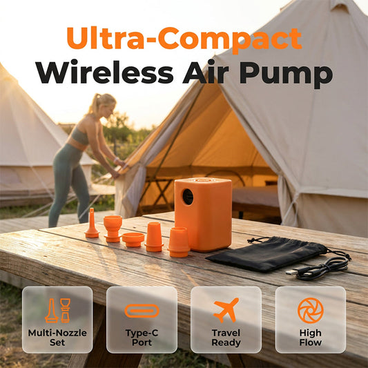🌊Wireless Turbo Air Pump💨⛺ Inflate Anything In Seconds