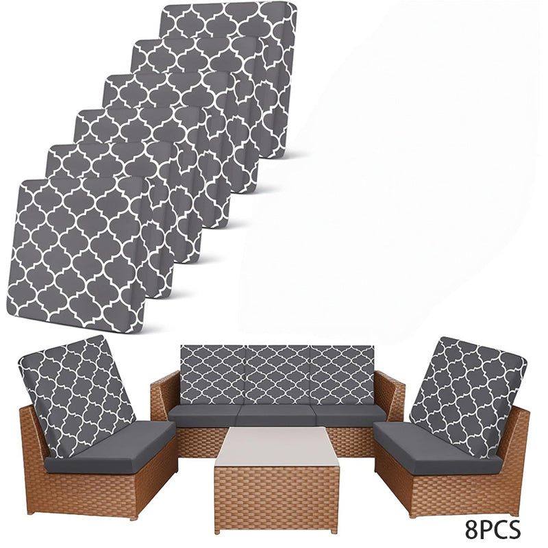 🪑🌿Patio Sofa Cushion Cover – Stretch, Water-Resistant ✨