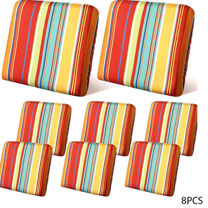 🪑🌿Patio Sofa Cushion Cover – Stretch, Water-Resistant ✨