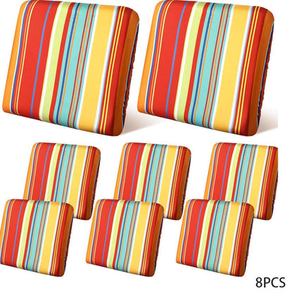 🪑🌿Patio Sofa Cushion Cover – Stretch, Water-Resistant ✨