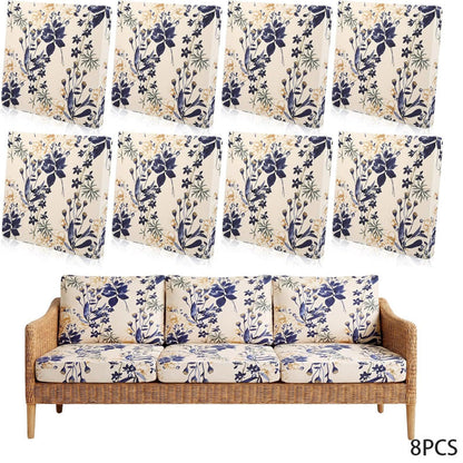 🪑🌿Patio Sofa Cushion Cover – Stretch, Water-Resistant ✨