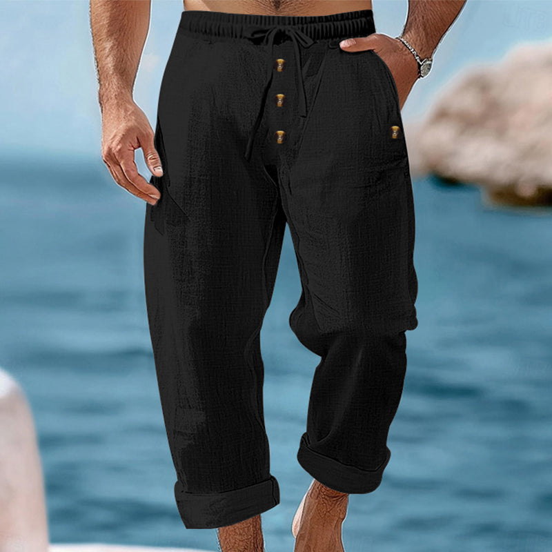 👖☀️Men's Casual Linen Drawstring Pants – Effortless Comfort For Everyday Style ✨