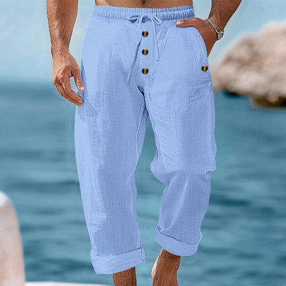 👖☀️Men's Casual Linen Drawstring Pants – Effortless Comfort For Everyday Style ✨