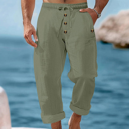 👖☀️Men's Casual Linen Drawstring Pants – Effortless Comfort For Everyday Style ✨