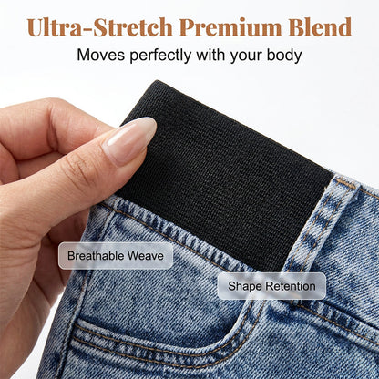🏆LAST DAY SALE 56% OFF🔥Women’s High Waisted Denim Capri– Slimming Stretch Cropped Jeans✨