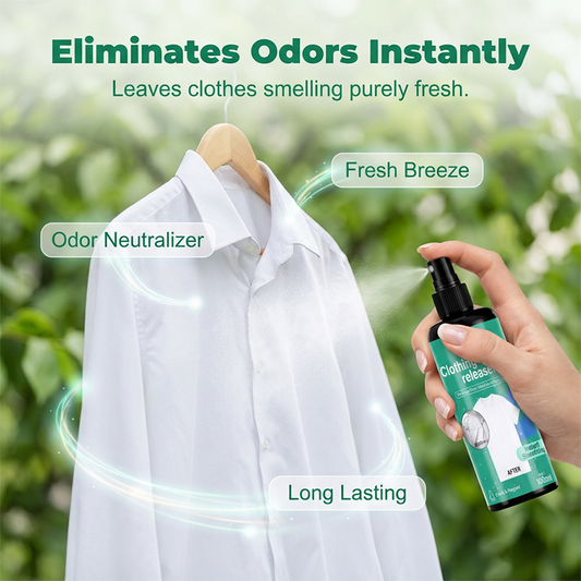 🥳2026 HOT SALE🥳💞50K+ SOLD!👔❤️‍🔥 50% OFF! Instant Smoothing Wrinkle Releaser Spray