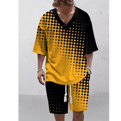 👕☀️Men's Casual Top & Shorts 2-Piece Set– Effortless Comfort & Style 🔥