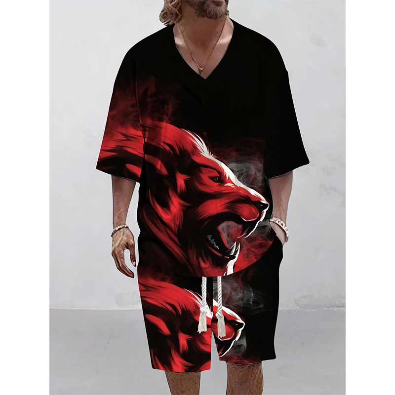 👕☀️Men's Casual Top & Shorts 2-Piece Set– Effortless Comfort & Style 🔥