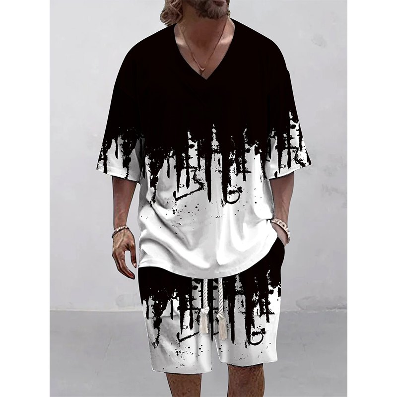 👕☀️Men's Casual Top & Shorts 2-Piece Set– Effortless Comfort & Style 🔥