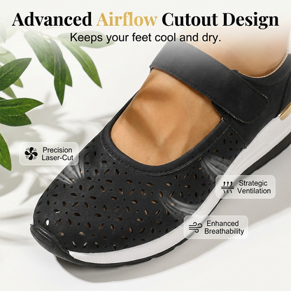 👟✨Women's Breathable Cutout Platform Shoes – All-Day Comfort & Style🔥