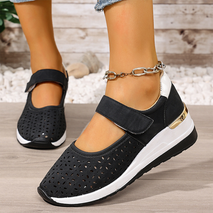 👟✨Women's Breathable Cutout Platform Shoes – All-Day Comfort & Style🔥