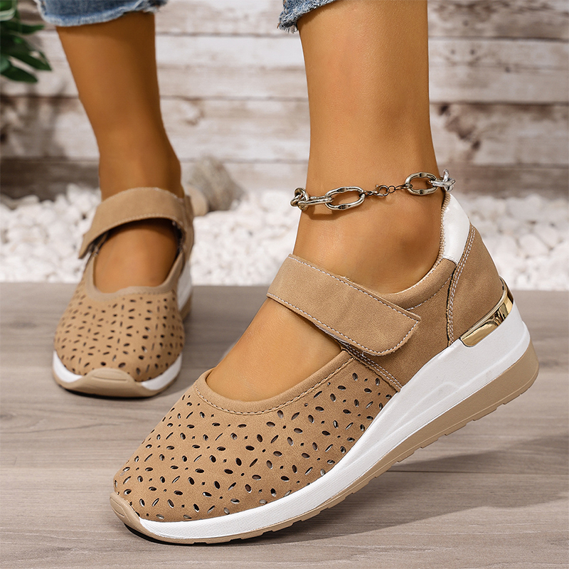 👟✨Women's Breathable Cutout Platform Shoes – All-Day Comfort & Style🔥