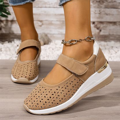 👟✨Women's Breathable Cutout Platform Shoes – All-Day Comfort & Style🔥
