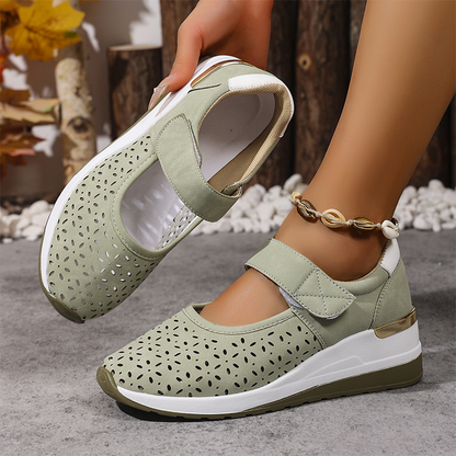 👟✨Women's Breathable Cutout Platform Shoes – All-Day Comfort & Style🔥
