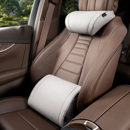 🥳2026 HOT SALE🥳💞50K+ SOLD!💥🚗✨ Flash Sale 55% Off!Ergonomic Headrest And Lumbar Support Set For Car Seats
