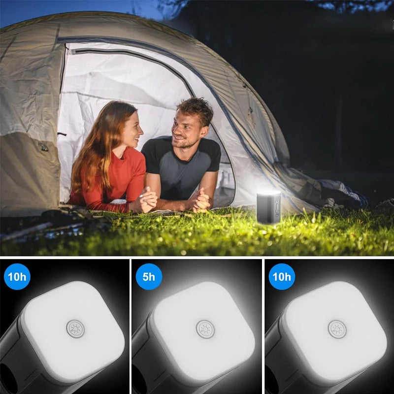 ⏳Time-Limited Special⏰Rechargeable Camping Air Pump – LED Light & Fast Inflation – Compact & Portable – Perfect For Airbeds, Pools Or Tires 🔋✨