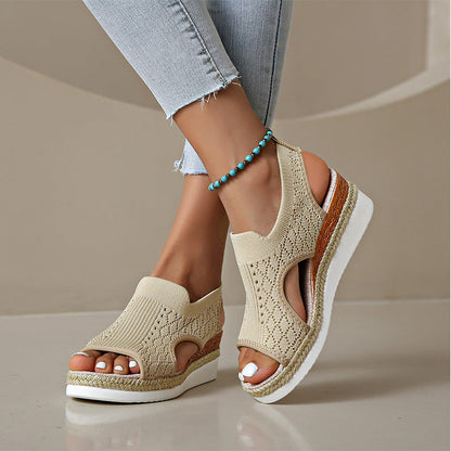 👡☀️Women's Casual Breathable Platform Sandals – All-Day Summer Comfort🔥