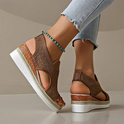 👡☀️Women's Casual Breathable Platform Sandals – All-Day Summer Comfort🔥