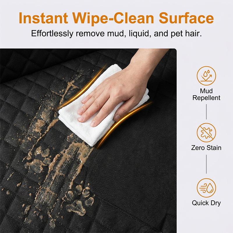🐶🚗Convertible Car Pet Seat Cover and Booster Dog Basket – Keep Your Dog Safe & Your Car Clean✨
