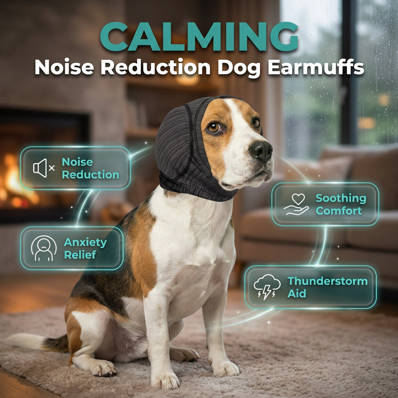 🐶Pet Noise Cancelling Earmuffs– Reduce Anxiety During Thunder & Fireworks✨