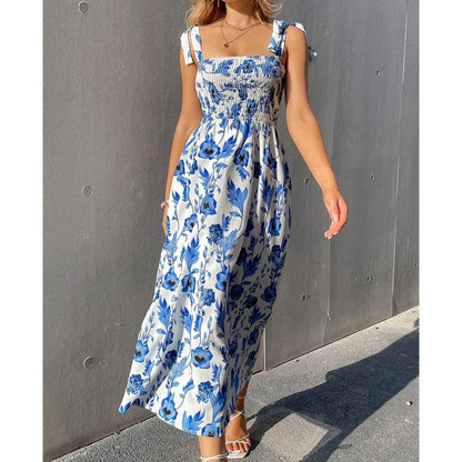 🌸Women's Summer Elegant Floral Strap Dress – Effortless Summer Resort Style ✨