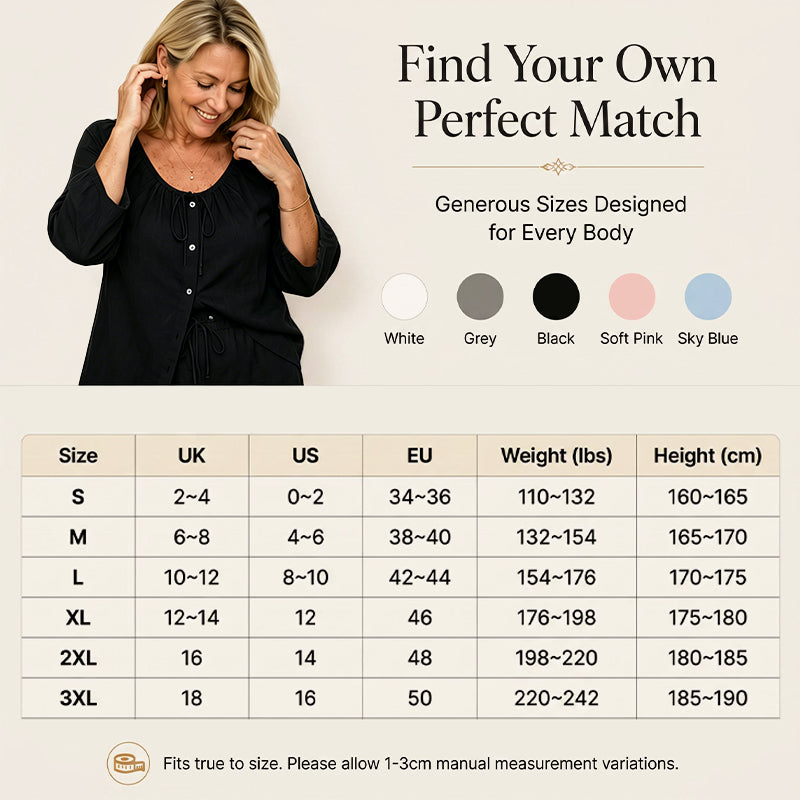 👗Women’s Button-Down Drawstring Top & Wide-Leg Trouser Set – Effortless Everyday Chic✨