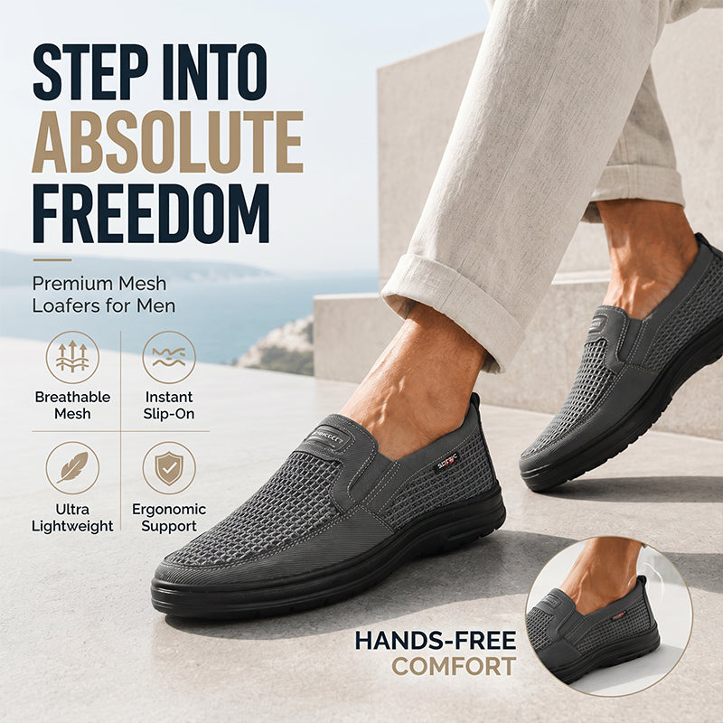 👟Men’s Breathable Slip-On Casual Shoes – Lightweight Everyday Comfort Sneakers ✨