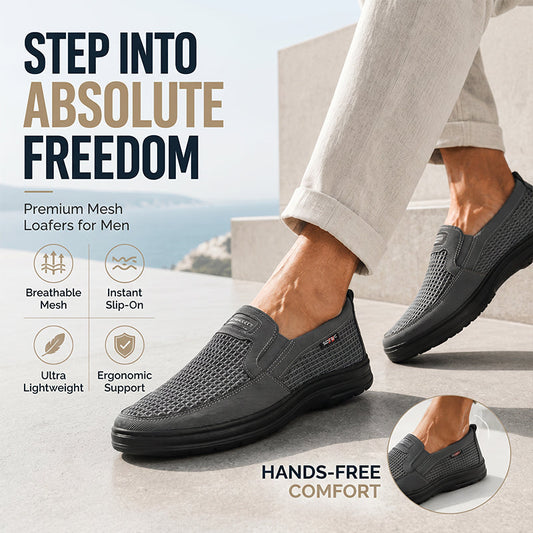 👟Men’s Breathable Slip-On Casual Shoes – Lightweight Everyday Comfort Sneakers ✨